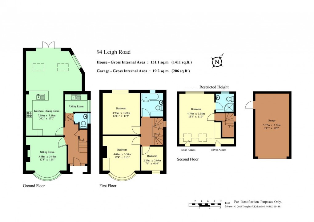 Floorplan for Leigh Road, Hildenborough