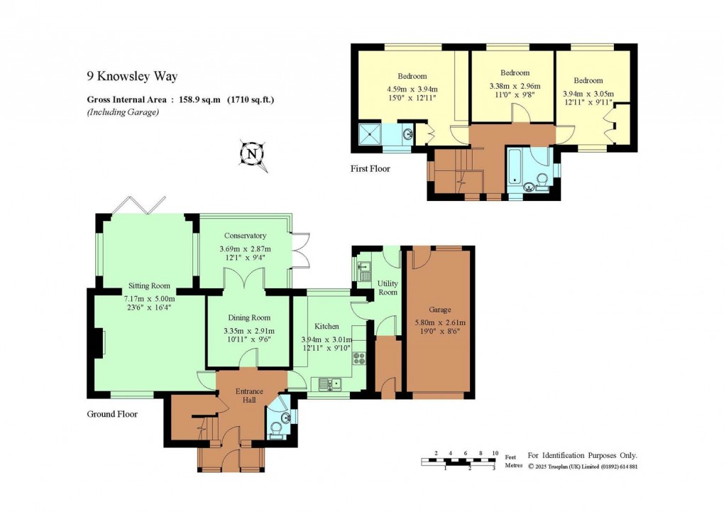 Floorplan for Knowsley Way, Hildenborough
