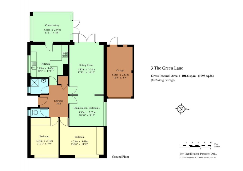Floorplan for The Green Lane, Leigh