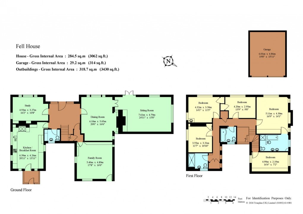 Floorplan for Hever Lane, Hever - with land