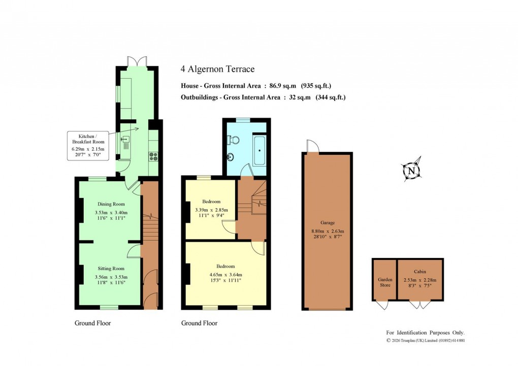 Floorplan for High Street, Brasted, Westerham