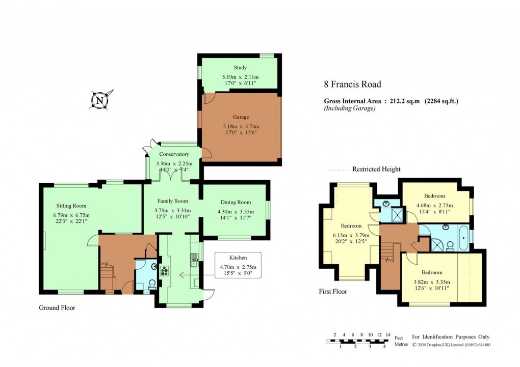 Floorplan for Francis Road, Hildenborough - Chain Free