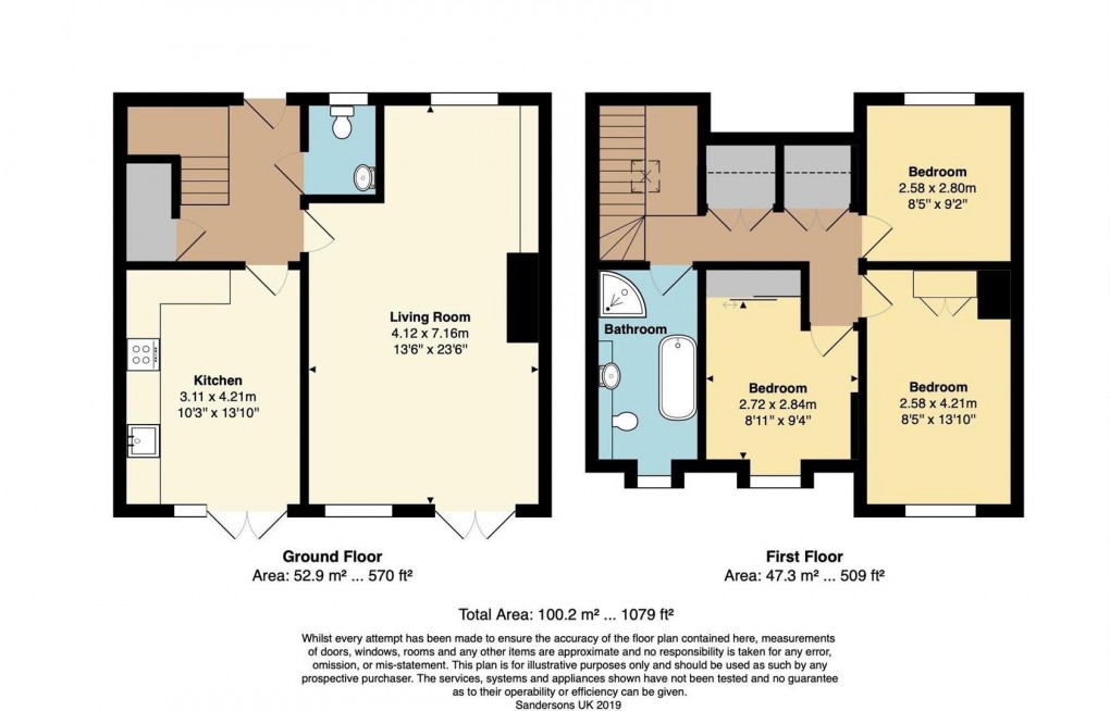 Floorplan for Hildenbrook Farm, Hildenborough - Chain Free