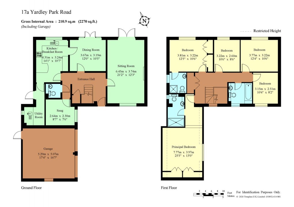 Floorplan for Yardley Park Road, Tonbridge