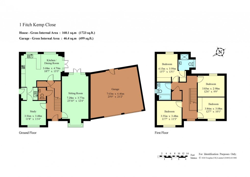Floorplan for Fitch Kemp Close, Hildenborough, Tonbridge