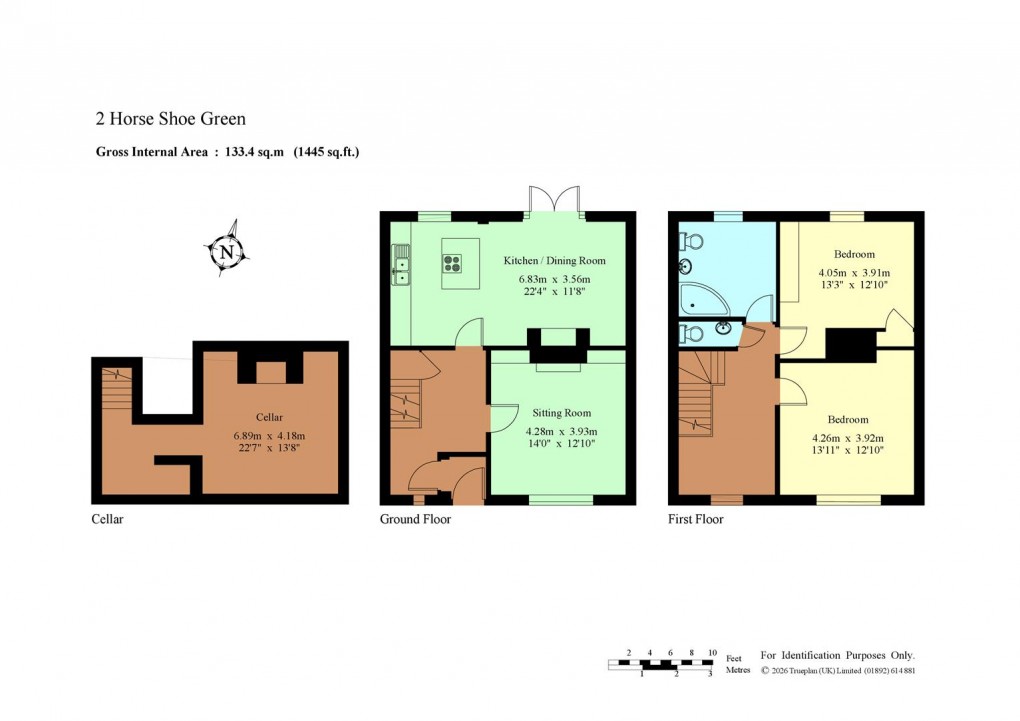 Floorplan for Horse Shoe Green, Mark Beech, Edenbridge
