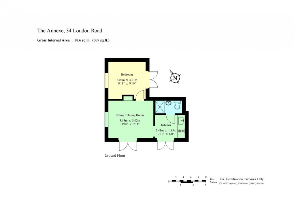 Floorplan for High Hilden Close - Chain Free