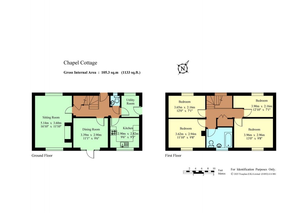 Floorplan for Chiddingstone Hoath - Chain Free