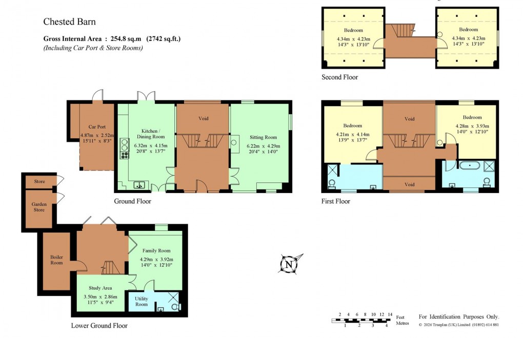 Floorplan for Hampkins Hill Road, Chiddingstone, Edenbridge