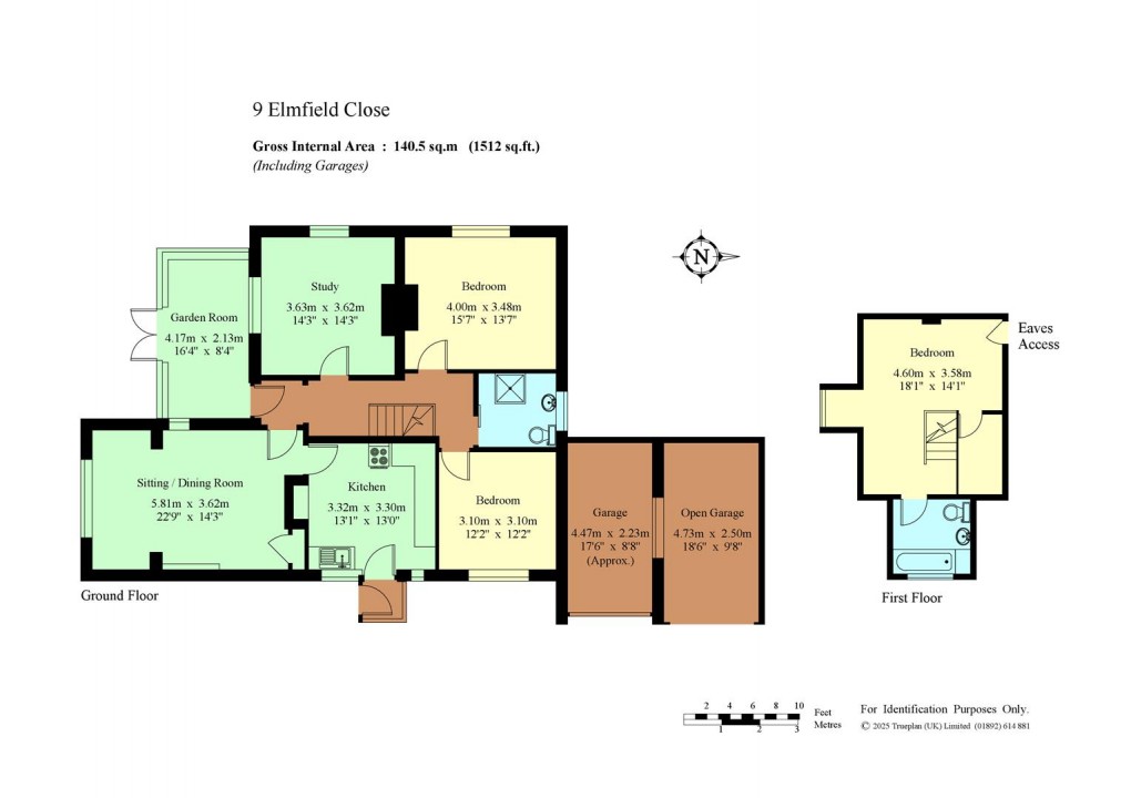 Floorplan for Elmfield Close, Weald - Chain Free