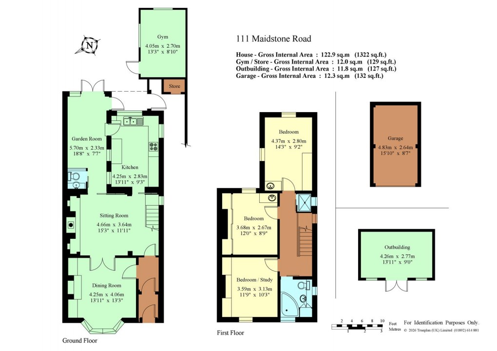 Floorplan for Maidstone Road, Paddock Wood, Tonbridge
