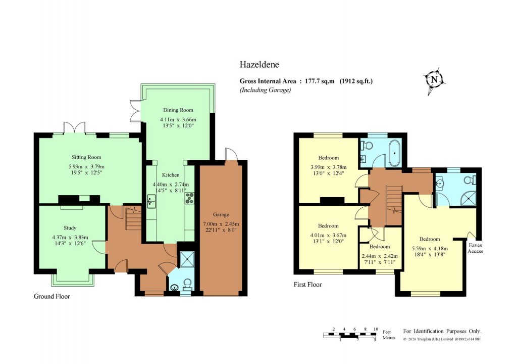Floorplan for Penshurst Road, Leigh